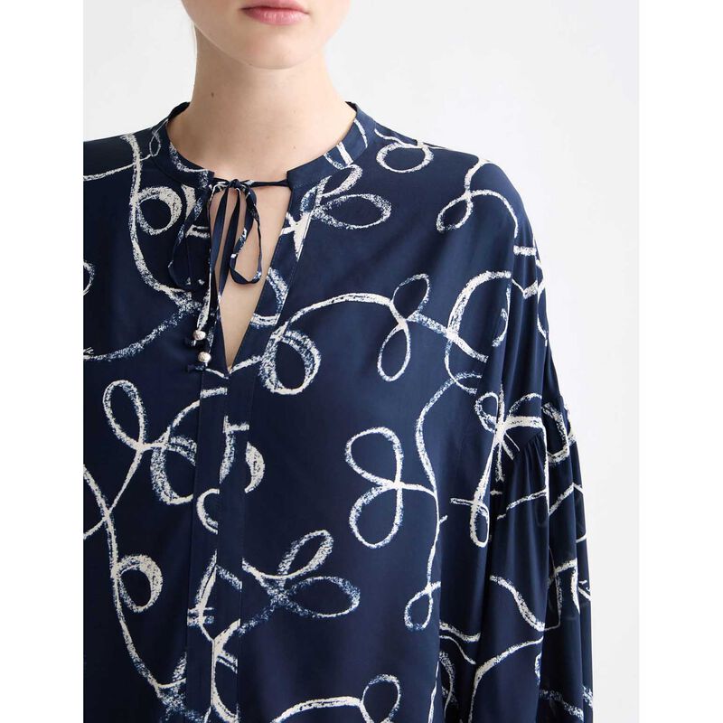 Scotch & Soda Easy Top With Draw String Cuffs image number 2